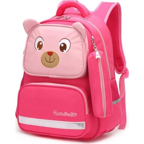 Fashion Kids School Bookbag For Girls Boys 3d Lovely Bear School Bags Cute Animals Design Children Backpacks Kids Bag Escolares