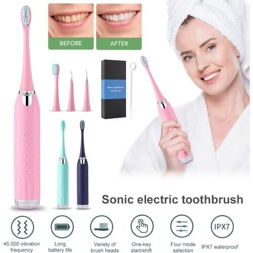 Dental Calculus Remover Electric Tartar Remover Ultrasonic Whitening Teeth Cleaner Tooth Stain Removal Household Dental Scaler