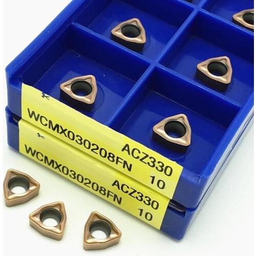 U-shaped drill WCMX030208 ACZ330 WCMX030208FN carbide insert milling cutter CNC tool groove cutting WCMX 030208