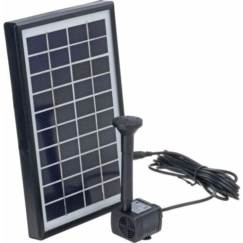 Water Pump 10V 4W 380L/H Solar Power Floating Fountain Submersible Waterfall Water Fountain Solar Panel Set For Garden Fish Pond