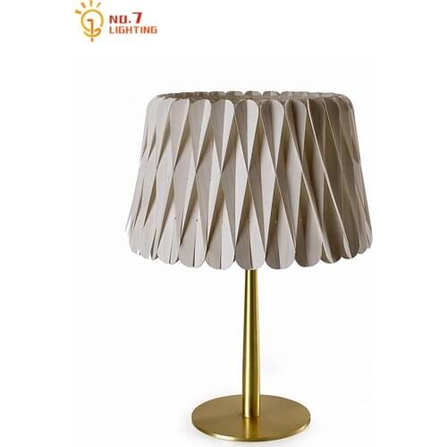 Japanese Handmade Wooden Art Decorative Table Lamp Bedroom Bedside Modern Desk Lights Study Teahouse Model Room Backgoround Cafe