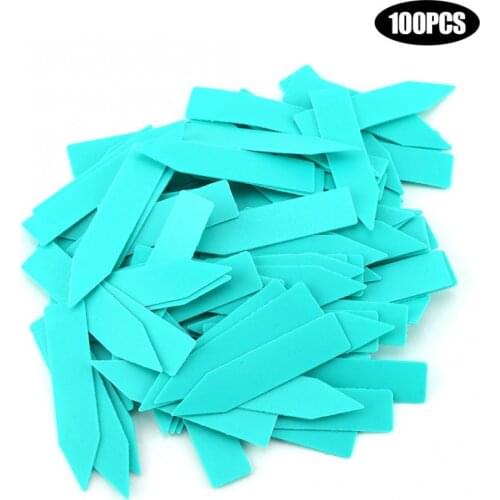 100 pcs/Pack Plastic Flower Plant Seed Name Stake Tag Label Marker Plant Name Tag Indoor Bonsai Name Tag Garden Plants Markers
