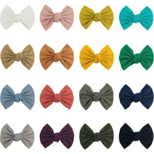 2020 Newly arrived Toddlers Kids Baby Girls Hair Band Bows Clips Cute Hair Wear Bow Barrettes Alligator Clips Headwear