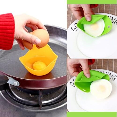 3PC Kitchen Silicone Egg Maker Cook Poached Baking Cup Silicone Egg Poacher Egg Cup Cooker Hard boil Kitchen Cooking Tool Hot