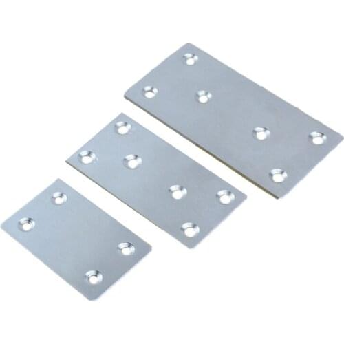 4pcs stainless steel corner code connector board plane connection code flat plate table chair flat Angle code word fixed piece