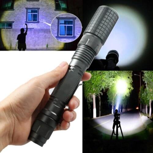 5 Modes Strong Light Flashlight T6 Led Zoomable Flashlight for Camping/Hiking/Hunting/Night Fishing Outdoor Lighting Torch