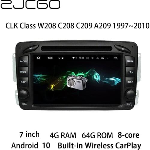 Car Multimedia Player Stereo GPS DVD Radio Navigation Android Screen for Mercedes Benz CLK Class W208 C208 C209 A209 1997~2010