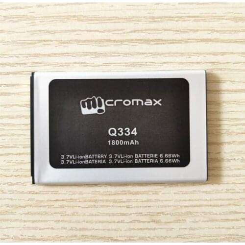 B-TAIHENG 1pcs 100% high quality battery for Micromax Q334 1800mAh Mobile Phone Replacement Battery