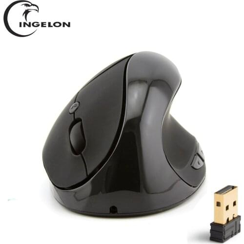 Ingelon Wireless Mouse Wrist souris sans fil logitech Ergonomic Vertical Mouse Optical 800/1600 Computer Mice For Laptop Desktop