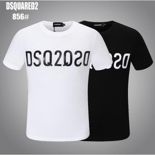 Dsq2 Cotton Letter Short-sleeved T-shirt Top 856