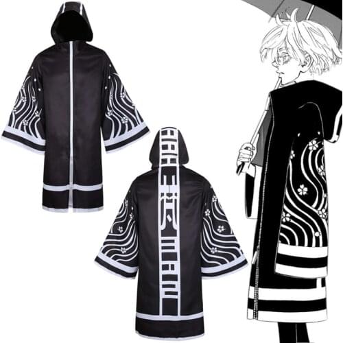 Anime Tokyo Revengers Kawaragi Senju Cosplay Costumes Jackets Senju Kawaragi Kimono Robe Uniforms Coats Cloak Halloween Party
