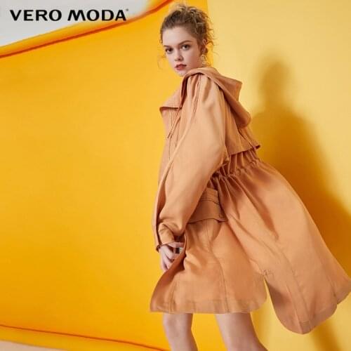 Vero Moda Womens Spring New Hooded Trench Coat | 319121510