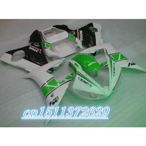 Dor-ABS Fairing kit fit for YZF 2003-2005 R6 body kits YZF R6 03 04 05 high grade fairings green black white D