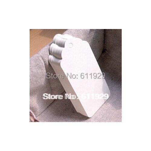 Wholesale 350gsm Cardboard Blank white price Hang tag 200pcs/lot 4.5x9.5cm Free shipping,DIY kraft label/paper TAGGING/hangtag
