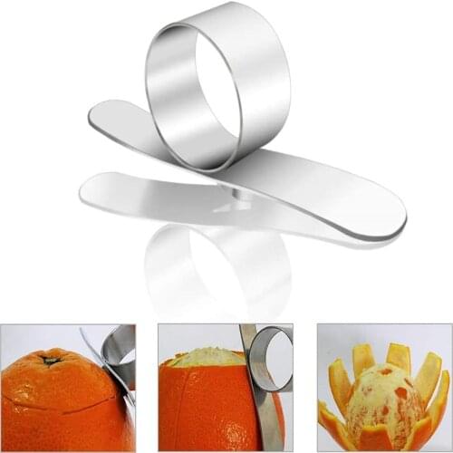 Orange Peelers Stainless Steel Affordable Orange Peeler Tool Kitchen Accessories Knife Cooking Tool Kitchen Gadget by Korty