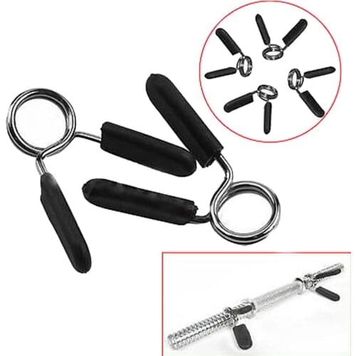 1Pair 25mm Gym Weight Bar Barbell Spring Collar Clip Dumbbell Lock Clamp Tool