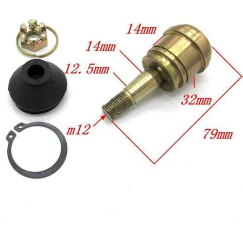 12mm Rod End Steering Tie Ball Joint For 50-250cc Motorcycle Buggy ATV