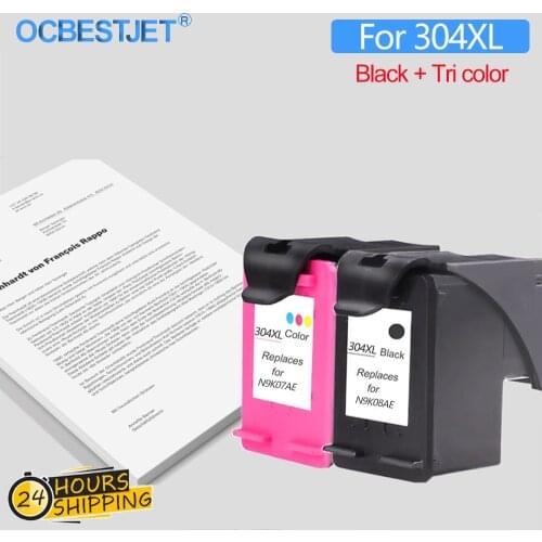 304 Ink Cartridge For HP 304XL HP304 Deskjet 2620 2630 3720 3721 3723 3730 Envy 5010 5020 5030 5032 Inkjet Printer