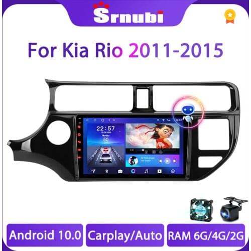 Android 10.0 2 Din 4G+Wifi 4G+64G Car Radio For KIA RIO 2011- 2015 Multimedia Video Navigation GPS Player Split Screen Car play