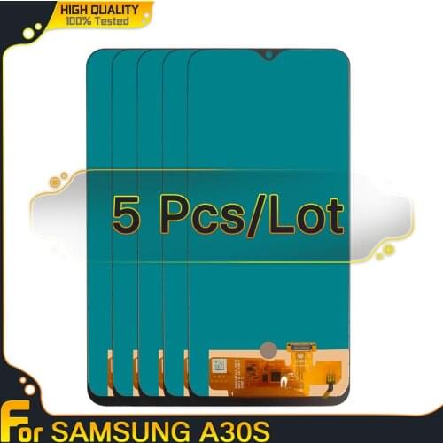 5 Pcs TFT INCELL For Samsung Galaxy A30S LCD Display With Touch Screen Digitizer Assembly Replacement For SAM-A307F/DS A307 LCD