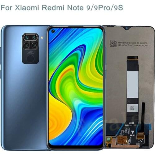 For Xiaomi Redmi Note 9S 9 Pro LCD Screen Digitizer No Frame Redmi 9 9A 9C Touch Screen Replacement Tested LCD Screen