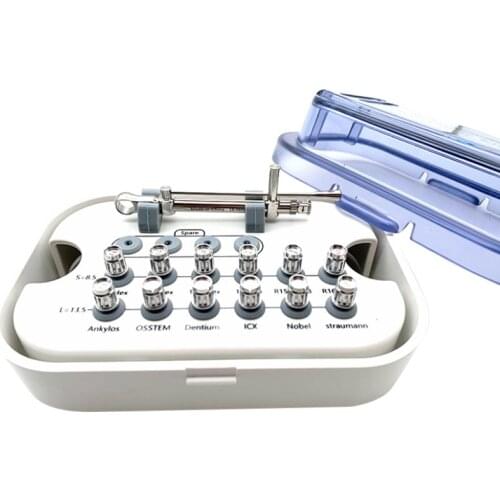 1 Set Dental universal restoration implant tool box Dental implant screwdriver