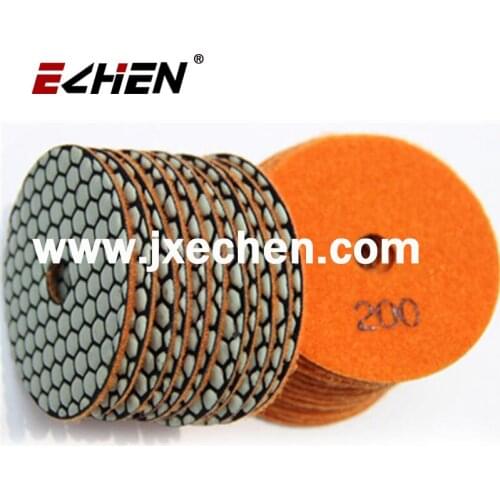 7 Pieces Hot Sale Dry Flexible Resin Diamond Polishing Pad Grinding Wheel Marble Granite Stone Polisher Angle Grinder Abrasive