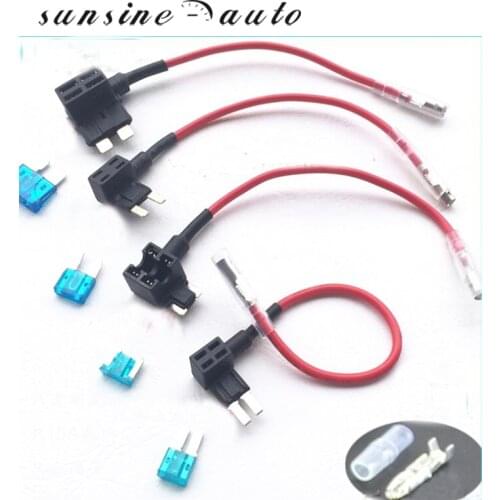 ACS Add A Circuit Mini/Small MICRO 2 Piggy Back Pluggable Standard Blade Tap Holder Car Fuse Box Electric Appliance with Fuse