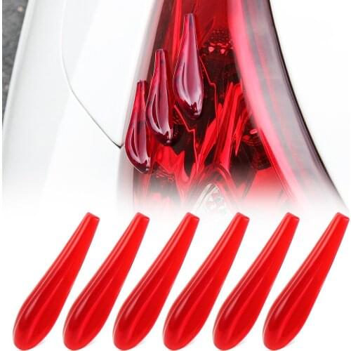 Car Tail Light Sticker Airflow Anti Collision Spoiler For Ford Focus 2 3 4 Mondeo Fusion Kuga Ecosport Fiesta Falcon EDGE EVOS