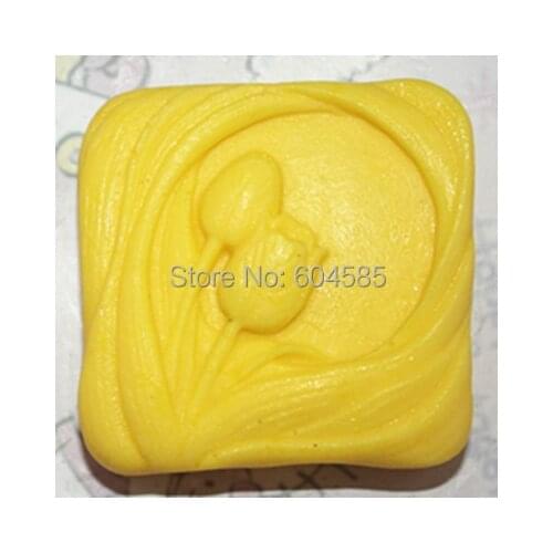 C272 The tulip Art Silicone Soap mold Craft Molds DIY Handmade soap molds