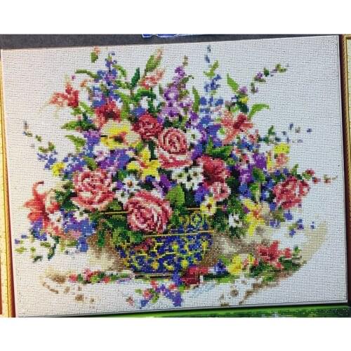 Floral vase DIY Crystal 5D full plastic diamond painting embroidery machine glue cross stitch kit art 3Dmosaic square rhinestone