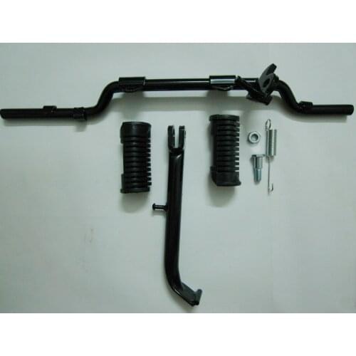 For CB125S CB100 CG110 CG125 Foot Step Bar Bracket Side Stand Rubber Pegs NEW