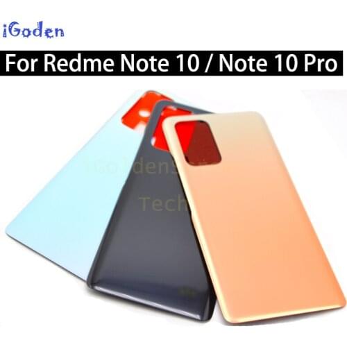 For Xiaomi Redmi Note 10 Back Cover Battery Housing Back Case Assembly For Redmi Note 10 Pro Note10 Battery Cover