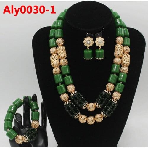 Indian Crystal African Beads Statement Jewelry Sets Bib Necklace Set Women Event Party Jewelry Set Free Shipping Aly0030-1