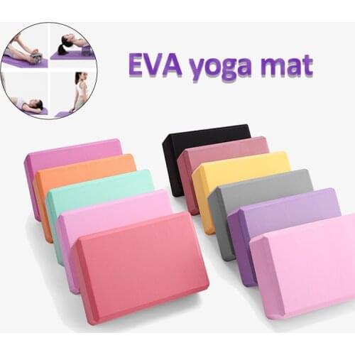 High Density EVA Yoga Block Brick Exercise Fitness Tool Exercise Workout Stretching Aid Body Shaping Health Training Equipment