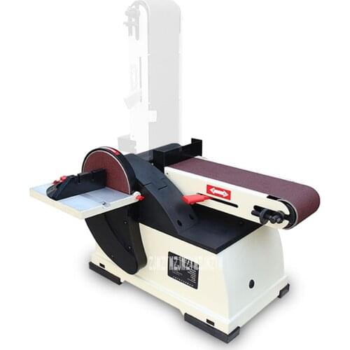 JBDS-4115II Belt Grinding Machine Small Polishing Machine Belt Sander Woodworking Machinery Abrasive Disc Belt Grinder 220V