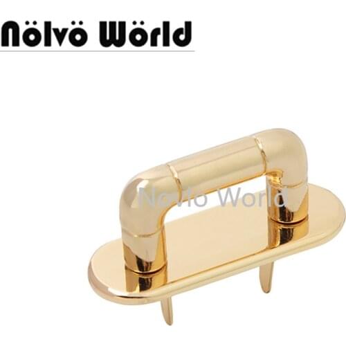 10-50pcs 19mm 3/4" inside 2 colors metal woman bag accessories arch bridge for handbag connect alloy u ring