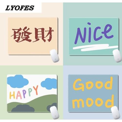 Laptop Mouse Mat for Office Home PC Computer Keyboard Cute Mouse Pad Kawaii Desk Pad Deskpad Gaming Desk Mats Gamer 22x18cm