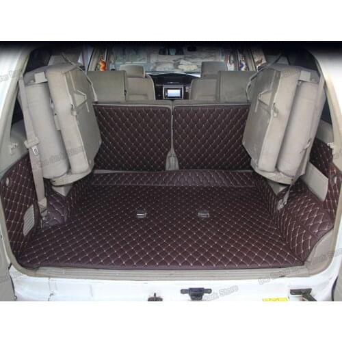 Leather Car Trunk Mat Cargo Liner for Nissan Patrol 1997 2010 2009 2008 2007 2006 2005 2004 2003 2002 2001 Safari Y61 1998 1999