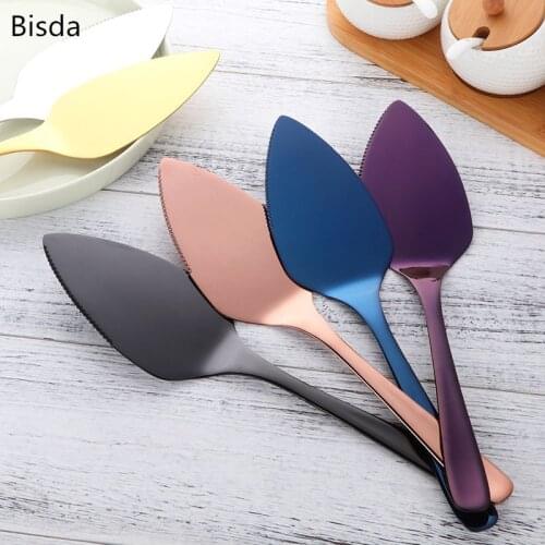 1PC Stainless Steel Cake Knife Spatula Baking Tool Cake Shovel Butter Knife For Pie/Pizza/Cheese Server Cake Divider Serrated