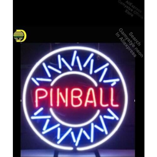 Pinball Billiards neon Signs Real Glass Tube neon lights Recreation Game Room Professiona Iconic Sign Professional Logo Designer