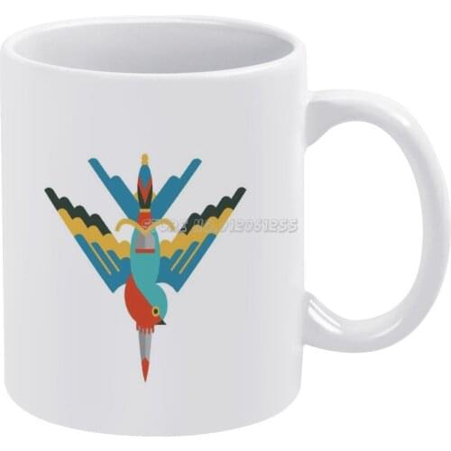 Flat Design Swallow And Dagger White Mug Vintage Mug New Unisex Size Mug Swallow Tattoo Tattoos Ink Traditional Flash Roll Cool
