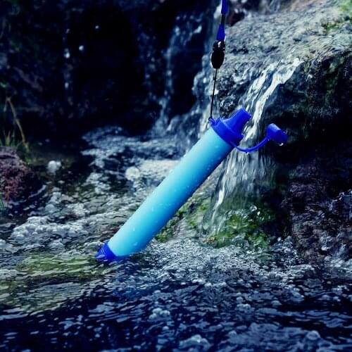 Portable Water Filter Straw Purifier Cleaner Emergency Safety Survival Drinking Tool Kit