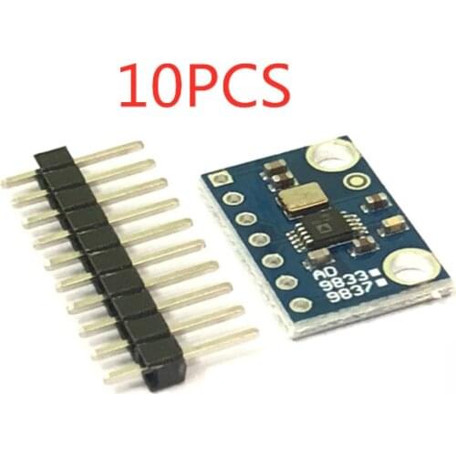 10PCS AD9833 Programmable Microprocessors Serial Interface Module Sine Square Wave DDS Signal Generator Module GY-9833