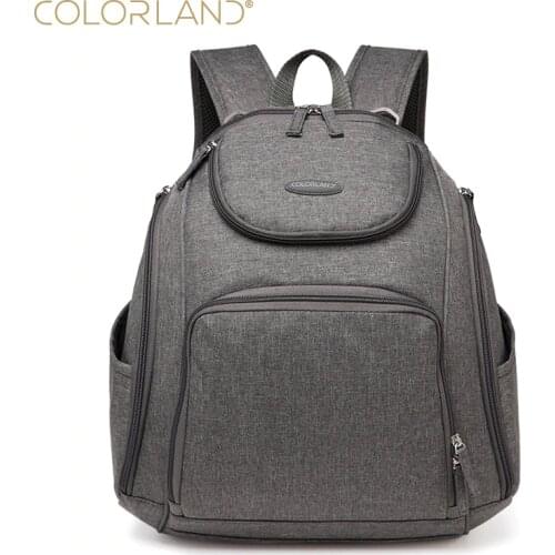 COLORLAND Diaper Wet bag Backpack Baby Bags Mom Travel Mummy Maternity Bag Organizer Fashion Printing Changing Nappy Backpacks