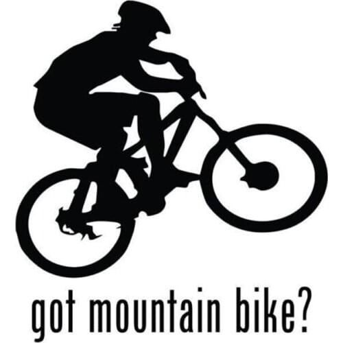 13.5cm*15cm Got Mountain Bike Vinyl Creative Movement Window Decals C5-0388