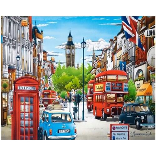 Cross stitch Oil painting R5212 11/ 14ct /16/28/27CT cloth cotton thread embroidery DIY handmade needlework 2