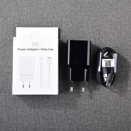 Original Xiaomi USB Charger 5V/2A EU Adapter Micro USB Data Cable For Mi 4 Redmi S2 Y1 4 4X 4A 5 5A 6 6A Note 3 Pro