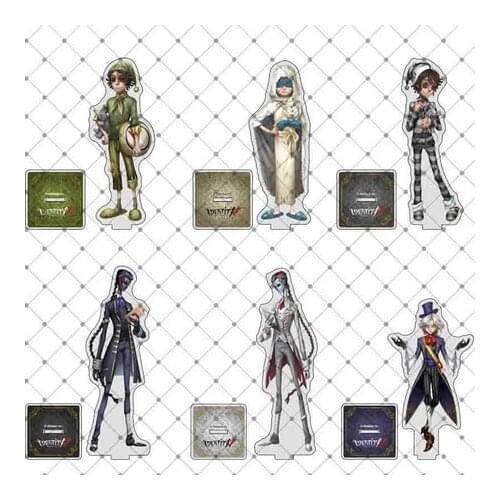 15cm Anime Identity V Norton Campbell Eli Clark Aesop Carl Acrylic Figure Stand Model Plate Desktop Decor Tea Game Gift