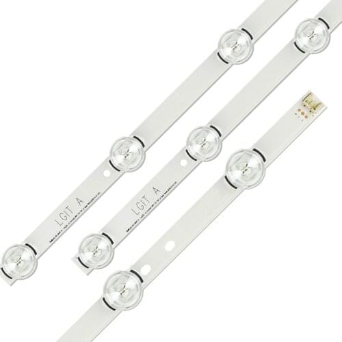3pcs x TV LED Strips 6-lamps for LG 32"TV 32MB25VQ 6916l-1974A 1975A 1981A lv320DUE 32LF5800 32LB5610 innotek drt 3.0 32